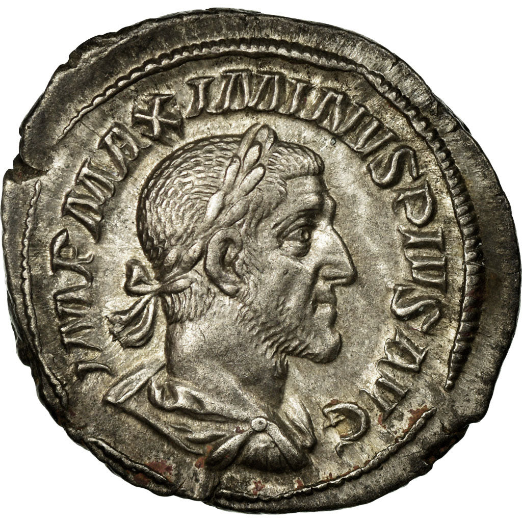 Moneta, Maximinus I Thrax, Denarius, SPL-, Argento, Cohen:31