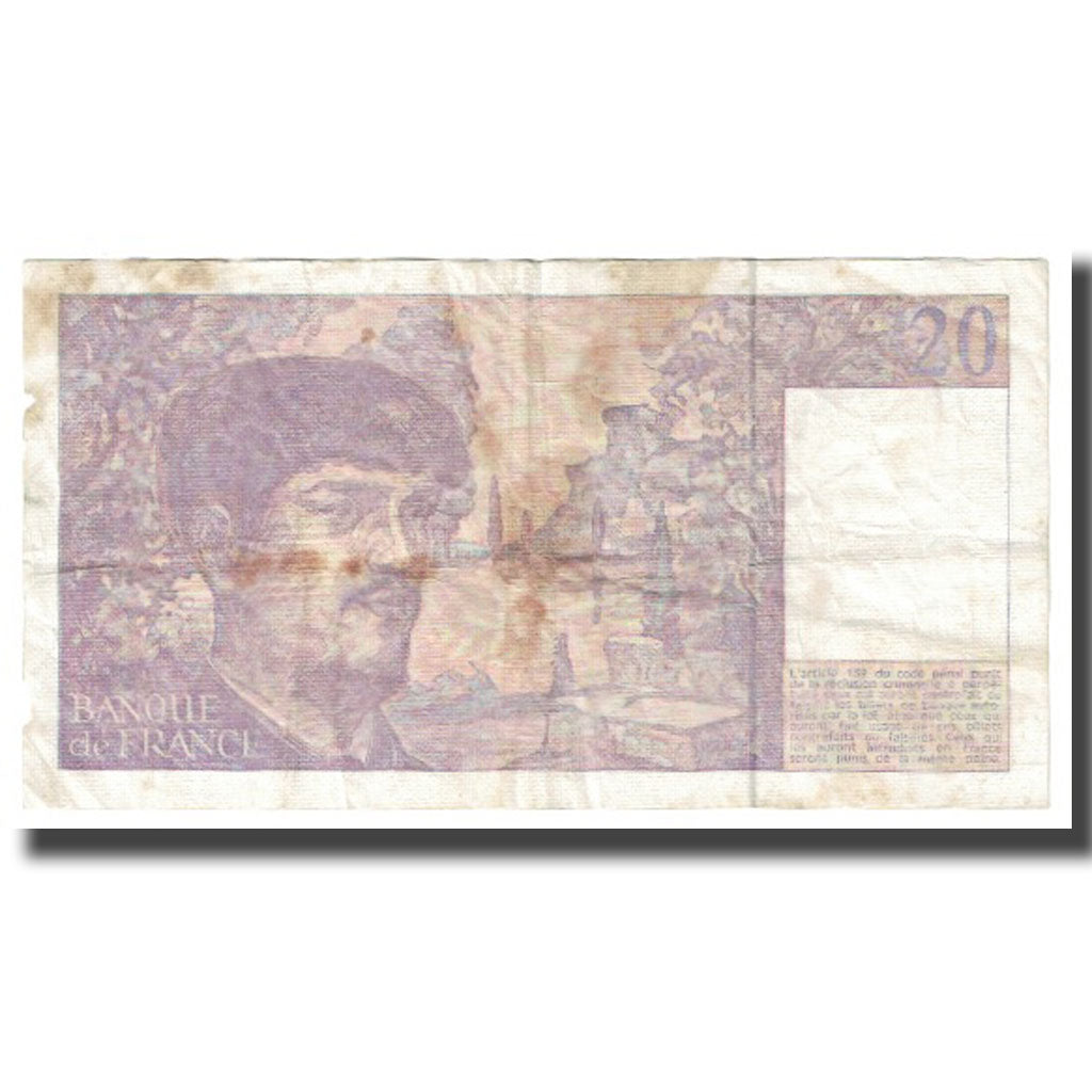 Francia, 20 Francs, Debussy, 1992, STROHL TRONCHE DENTAUD, MB, Fayette:66.3