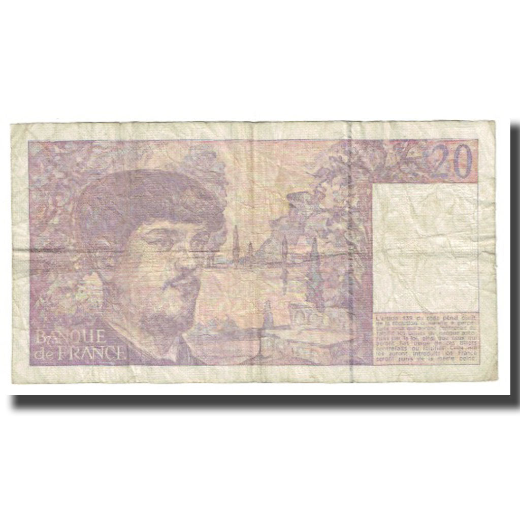 Francia, 20 Francs, Debussy, 1990, STROHL TRONCHE DENTAUD, MB, Fayette:66bis.1
