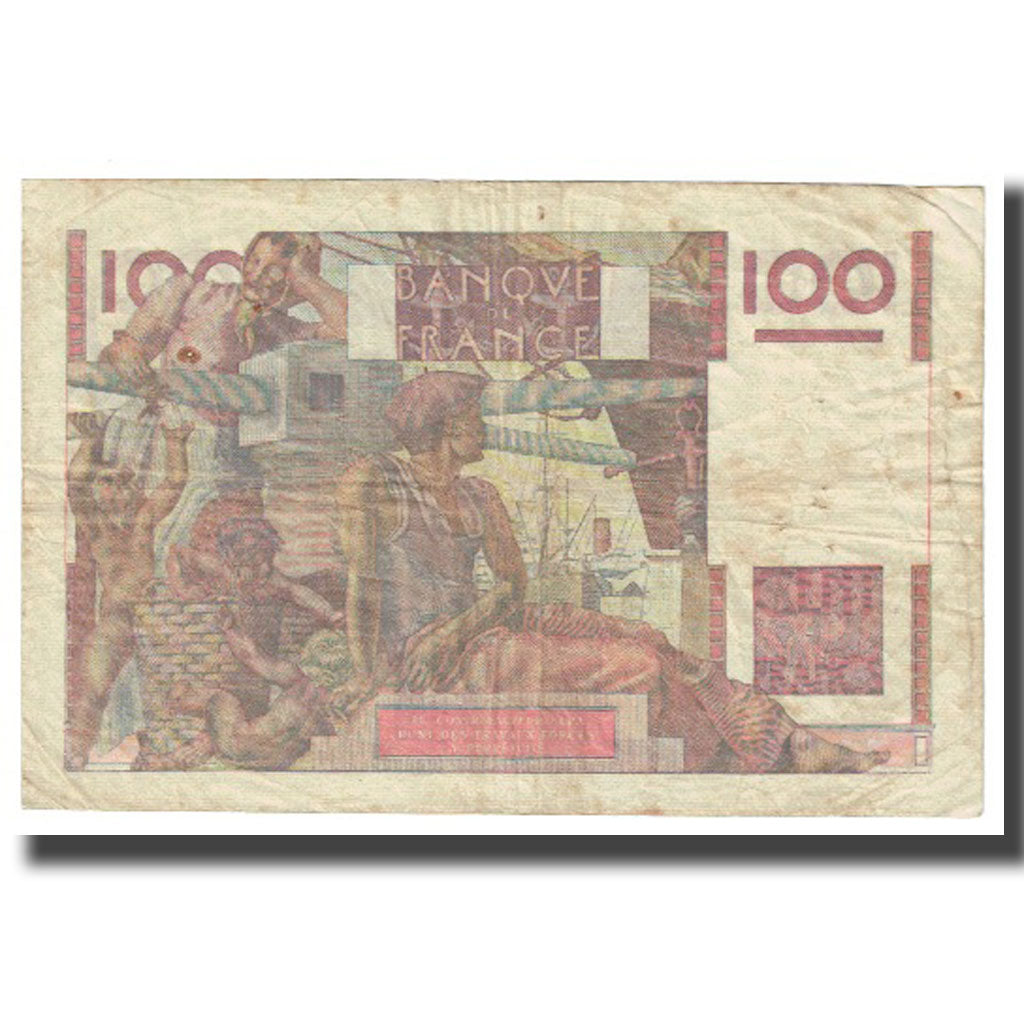Frankreich, 100 Francs, Jeune Paysan, 1953, D AMBRIERES, GARGAM, 1953-12-03, S