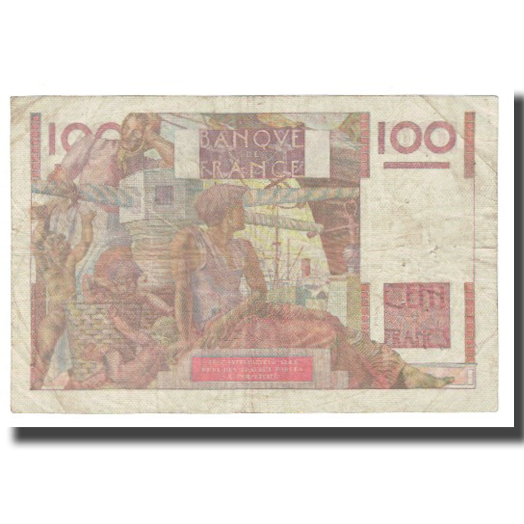 Francia, 100 Francs, Jeune Paysan, 1953, D AMBRIERES, GARGAM, 1953-08-06, MB