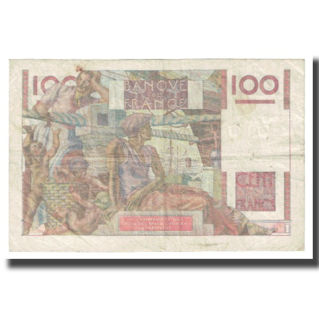 Francia, 100 Francs, Jeune Paysan, 1953, D AMBRIERES, GARGAM, 1953-01-02, BC