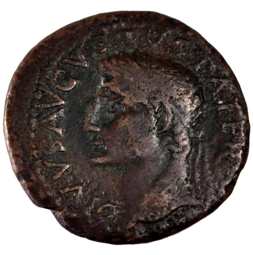Augustus, Dupondius, Roma, VF(20-25), Copper, Cohen #228, 9.50