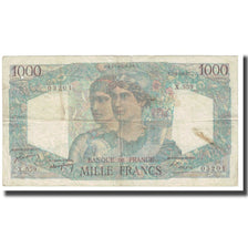 France, 1000 Francs, Minerve et Hercule, 1949, P. Rousseau and R. Favre-Gilly