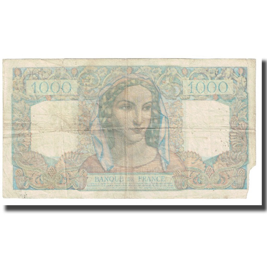 Francia, 1000 Francs, Minerve et Hercule, 1948, P. Rousseau and R. Favre-Gilly
