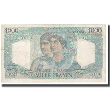 France, 1000 Francs, Minerve et Hercule, 1949, P. Rousseau and R. Favre-Gilly