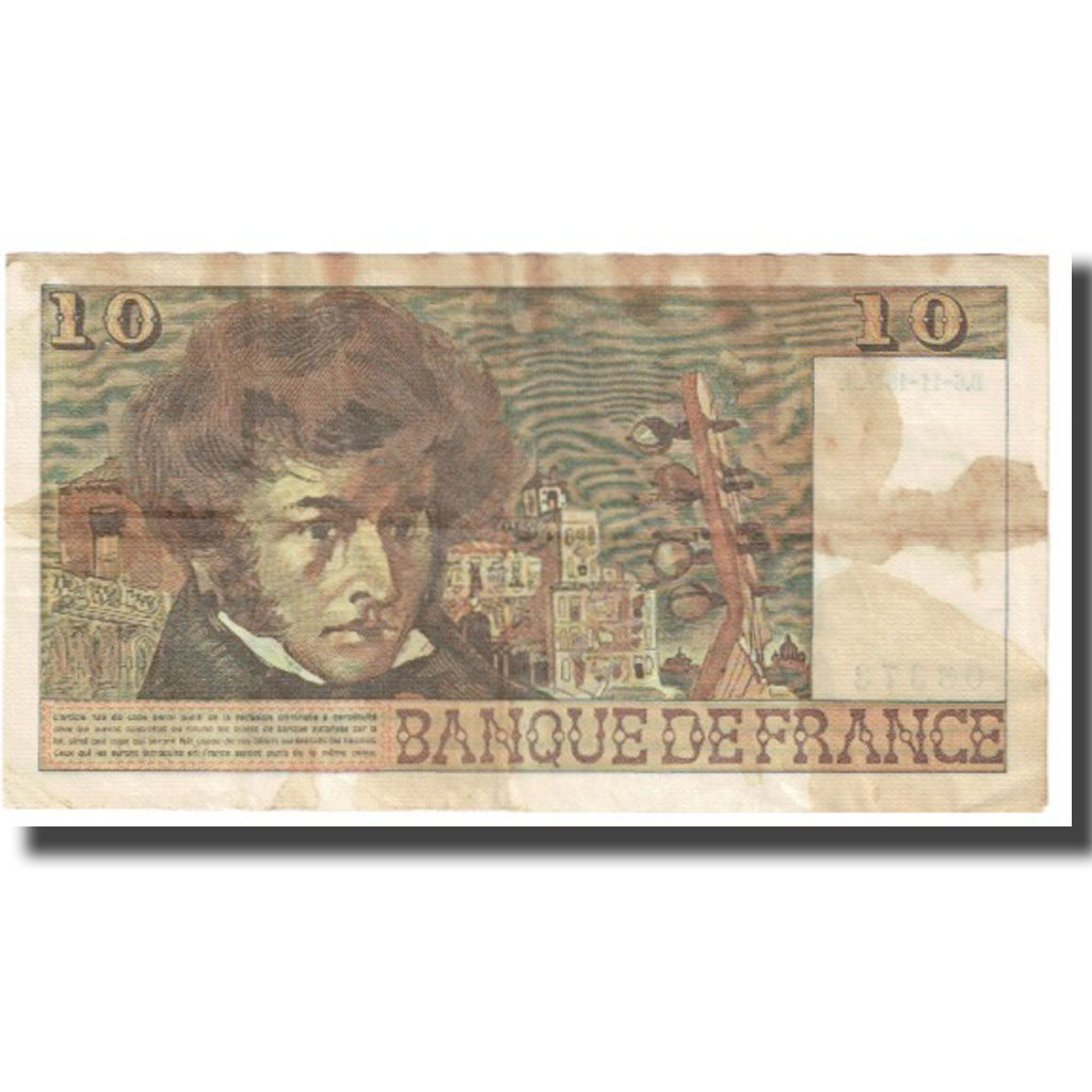 Francja, 10 Francs, Berlioz, 1975, P. A.Strohl-G.Bouchet-J.J.Tronche