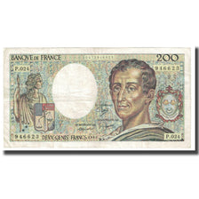 Francia, 200 Francs, Montesquieu, 1984, BRUNEEL BONNARDIN CHARRIAU, MB