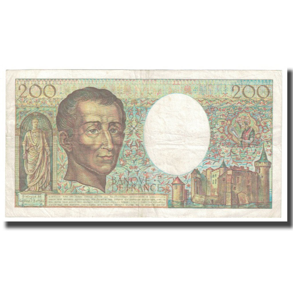 Francia, 200 Francs, Montesquieu, 1984, BRUNEEL BONNARDIN CHARRIAU, MB
