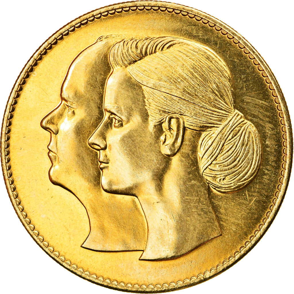 Mónaco, Token, Mariage Princier, Albert et Charlène, 2011, SC+, Cobre -