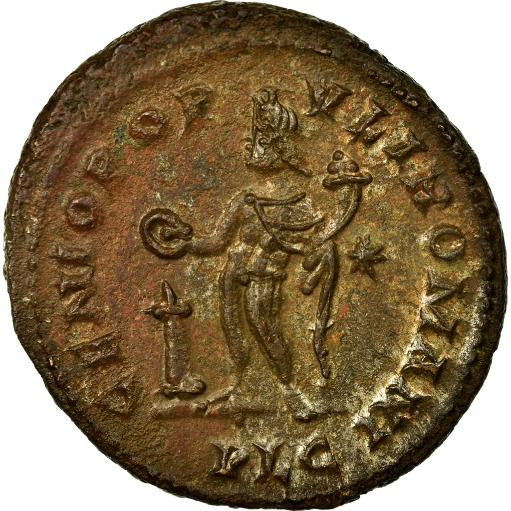 Monnaie, Galère, Follis, Lyon - Lugdunum, TTB+, Cuivre, Cohen:92