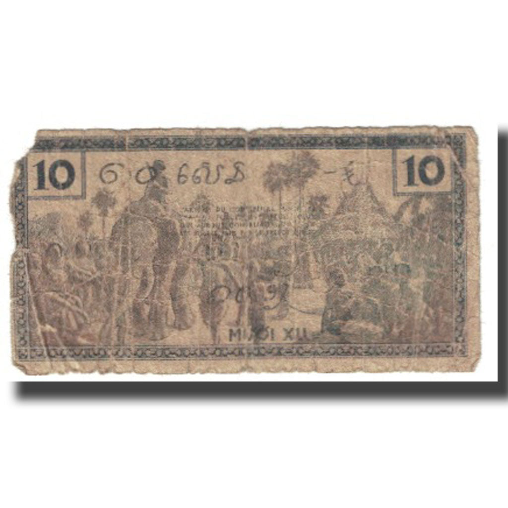 Banknote, FRENCH INDO-CHINA, 10 Cents, KM:85a, VF(20-25)