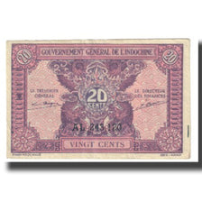 Banknote, FRENCH INDO-CHINA, 20 Cents, KM:90, EF(40-45)