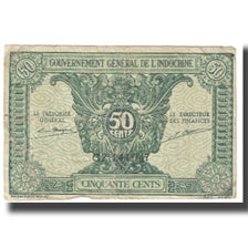 Banknote, FRENCH INDO-CHINA, 50 Cents, KM:91a, VF(20-25)
