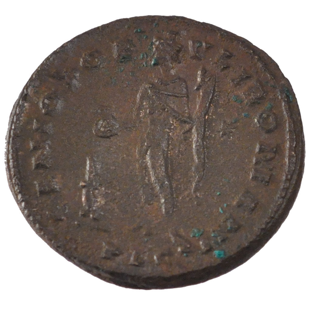 Maximianus, Follis, Lyons, AU(50-53), Copper, Cohen #199, 11.60