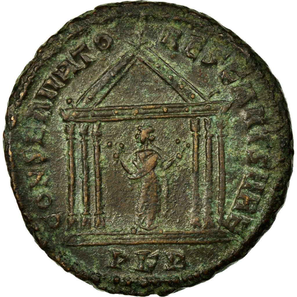 Coin, Maxentius, Follis, Carthage, AU(55-58), Copper, Cohen:50
