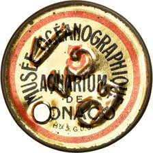 Monaco, Token, Musée Océanographique, jeton-garde-robe, EF(40-45), Base Metal
