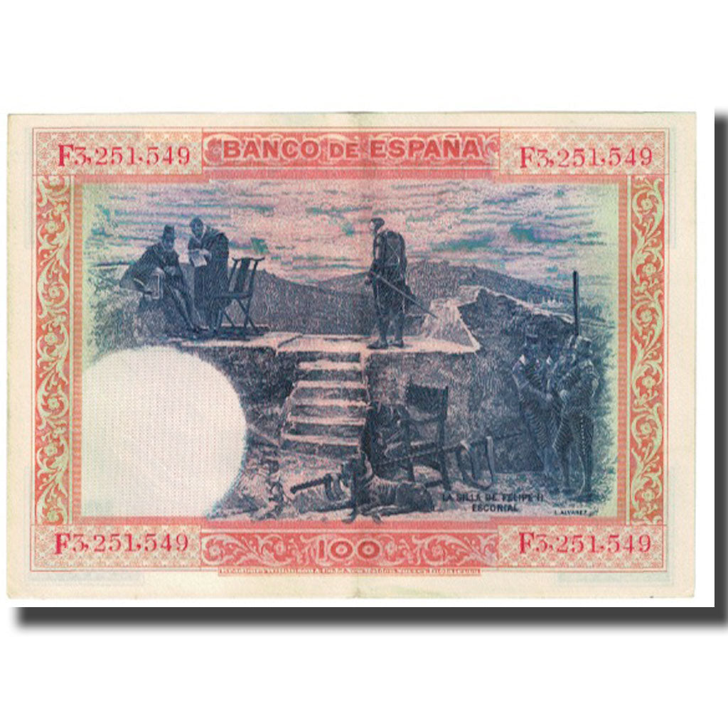 Banknote, Spain, 100 Pesetas, 1925, 1925-07-01, KM:69c, AU(55-58)