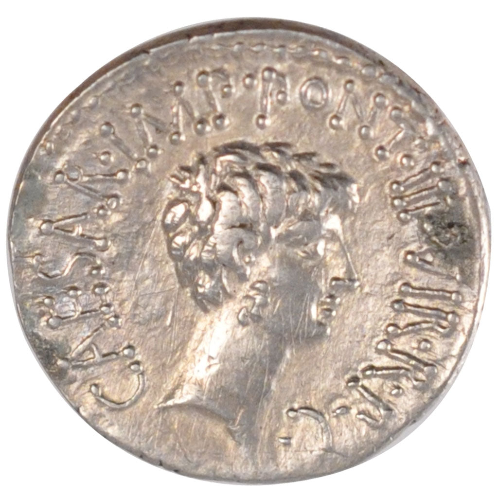Augustus, Denarius, Ephesos, AU(55-58), Silver, Cohen #8, 750.00