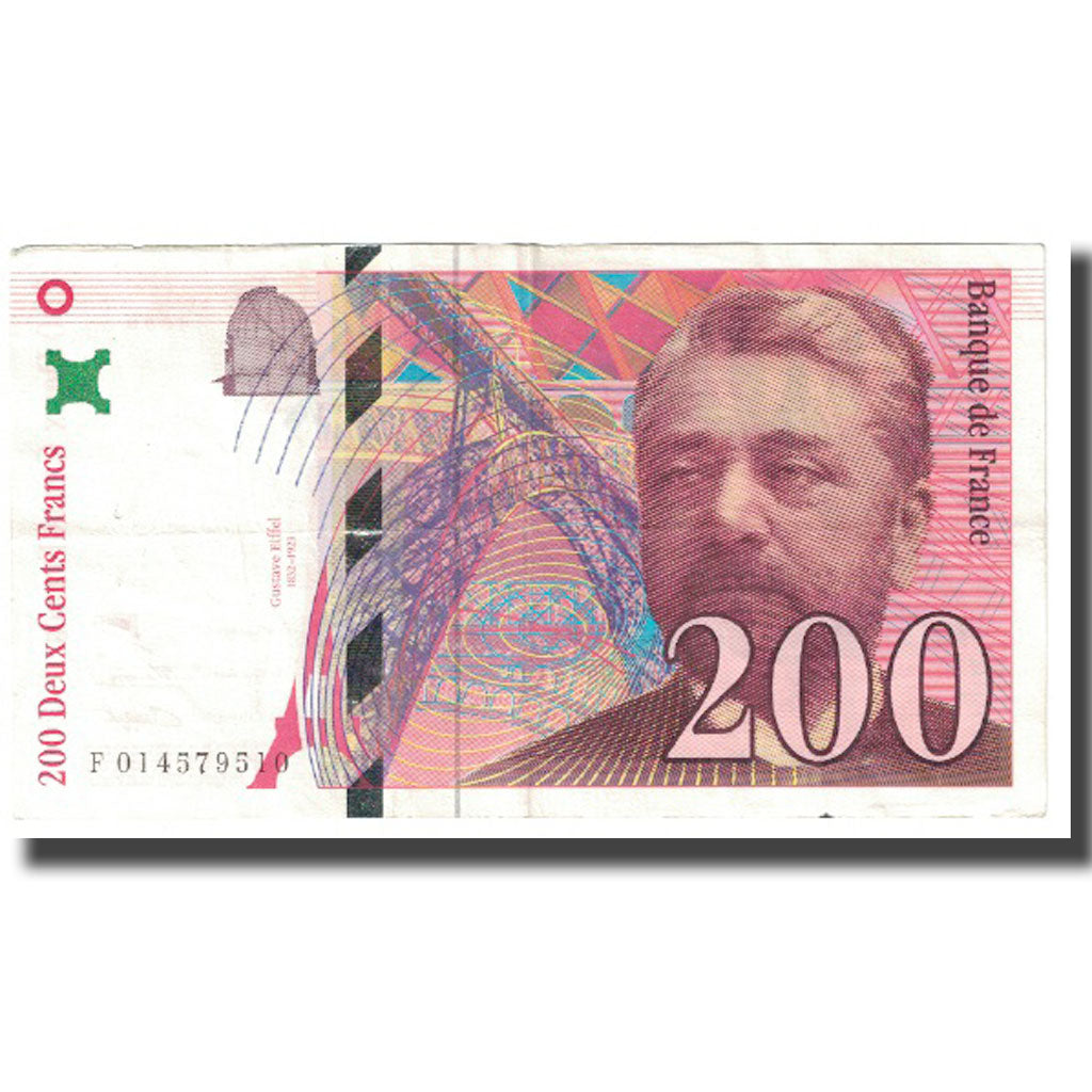France, 200 Francs, Eiffel, 1996, BRUNEEL, BONARDIN, VIGIER, EF(40-45)