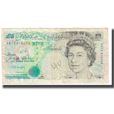 Banknote, Great Britain, 5 Pounds, 1990, KM:382a, VF(20-25)