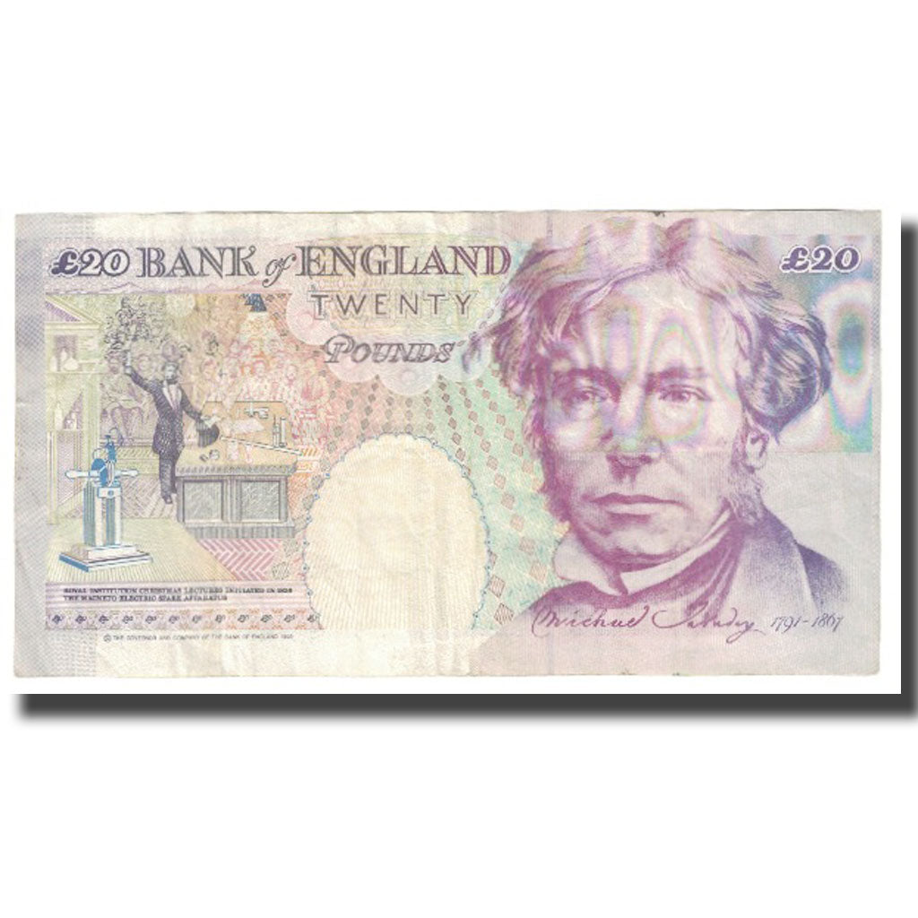 Banconote, Gran Bretagna, 20 Pounds, 1993, KM:384b, BB
