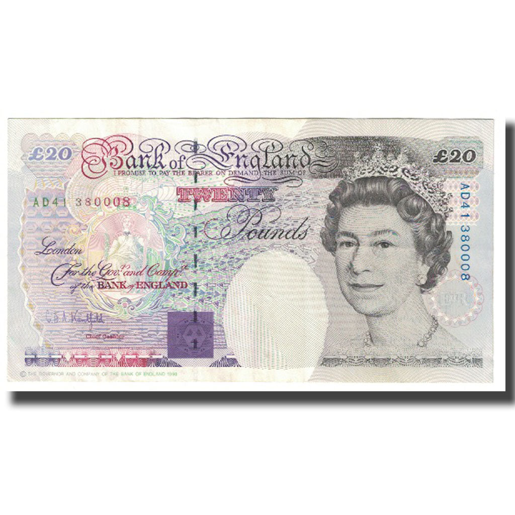 Banknote, Great Britain, 20 Pounds, 1993, KM:384b, EF(40-45)