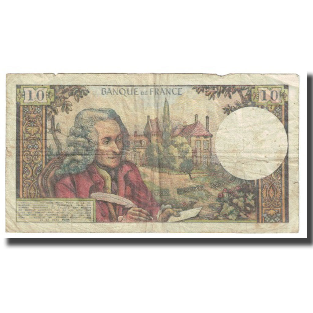 France, 10 Francs, Voltaire, 1968, R.Tondu-G.Bouchet-H.Morant, 1968-09-05