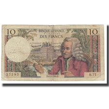 Francia, 10 Francs, Voltaire, 1964, G.Gouin D'Ambrières-P.Gargam-R.Tondu