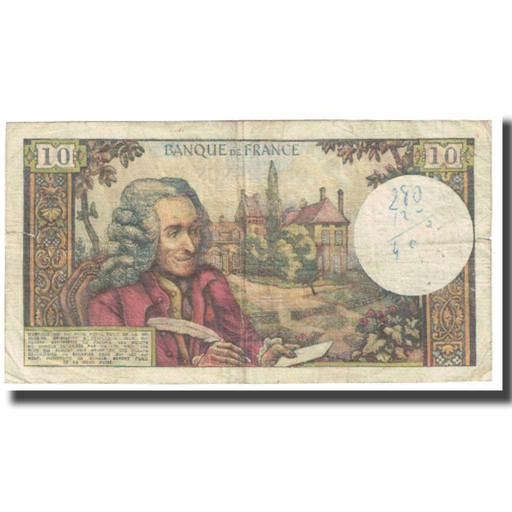 Frankreich, 10 Francs, Voltaire, 1965, G.Gouin D'Ambrières-P.Gargam-R.Tondu