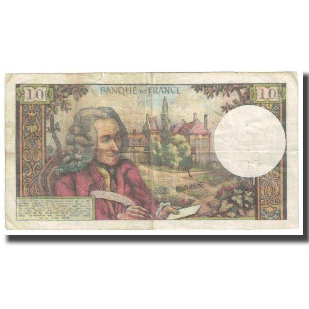 France, 10 Francs, Voltaire, 1966, H.Morant-P.Gargam-R.Tondu., 1966-11-04