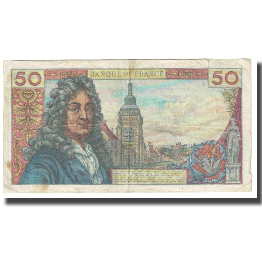 Frankreich, 50 Francs, Racine, 1962, gargam- tondu- ambrieres, 1962-06-07, S