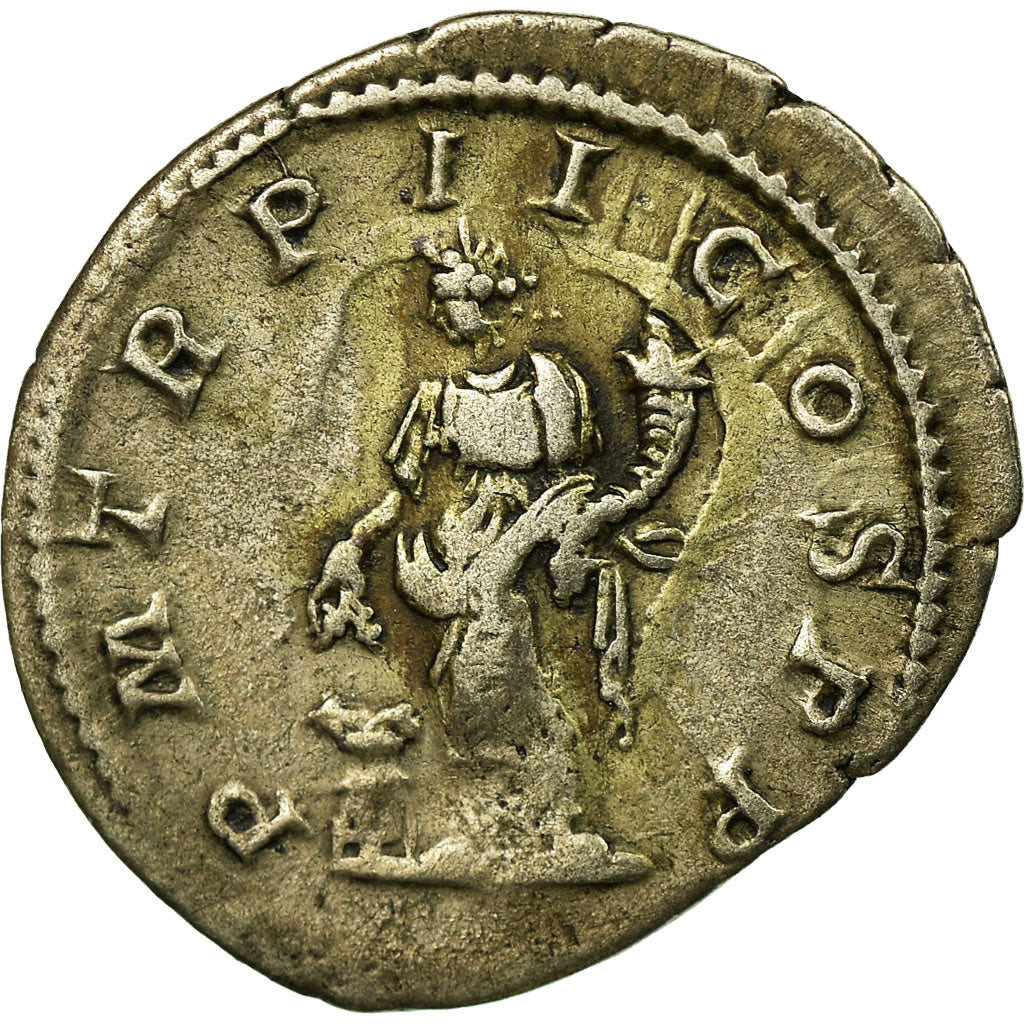 Coin, Macrinus, Denarius, Roma, AU(50-53), Silver, Cohen:47