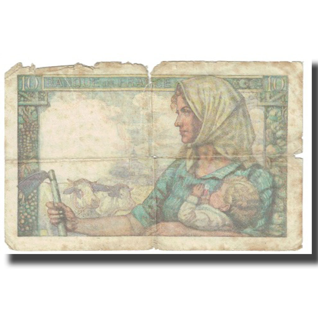 France, 10 Francs, Mineur, 1947, P. Rousseau and R. Favre-Gilly, 1947-01-09