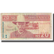 Nota, Namíbia, 20 Namibia Dollars, KM:6a, VF(20-25)
