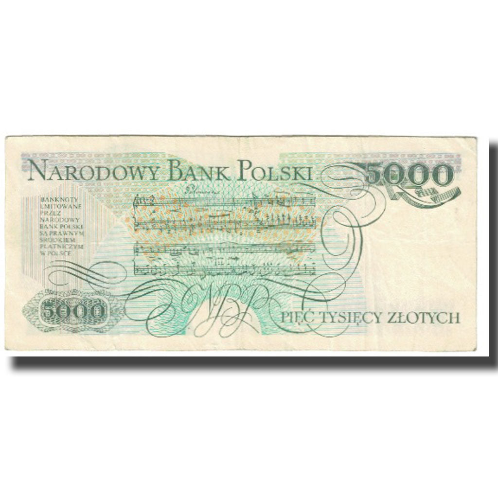 Banknote, Poland, 5000 Zlotych, 1982, 1982-06-01, KM:150a, EF(40-45)
