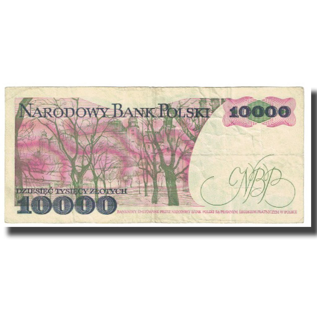 Banconote, Polonia, 10,000 Zlotych, 1987, 1987-02-01, KM:151a, BB