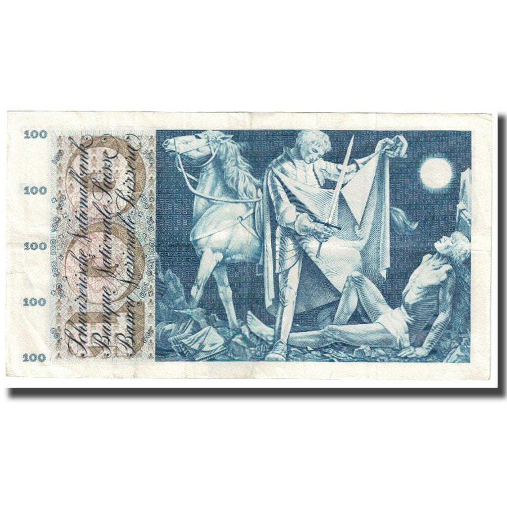Banknote, Switzerland, 100 Franken, 1963, 1963-03-28, KM:49j, EF(40-45)