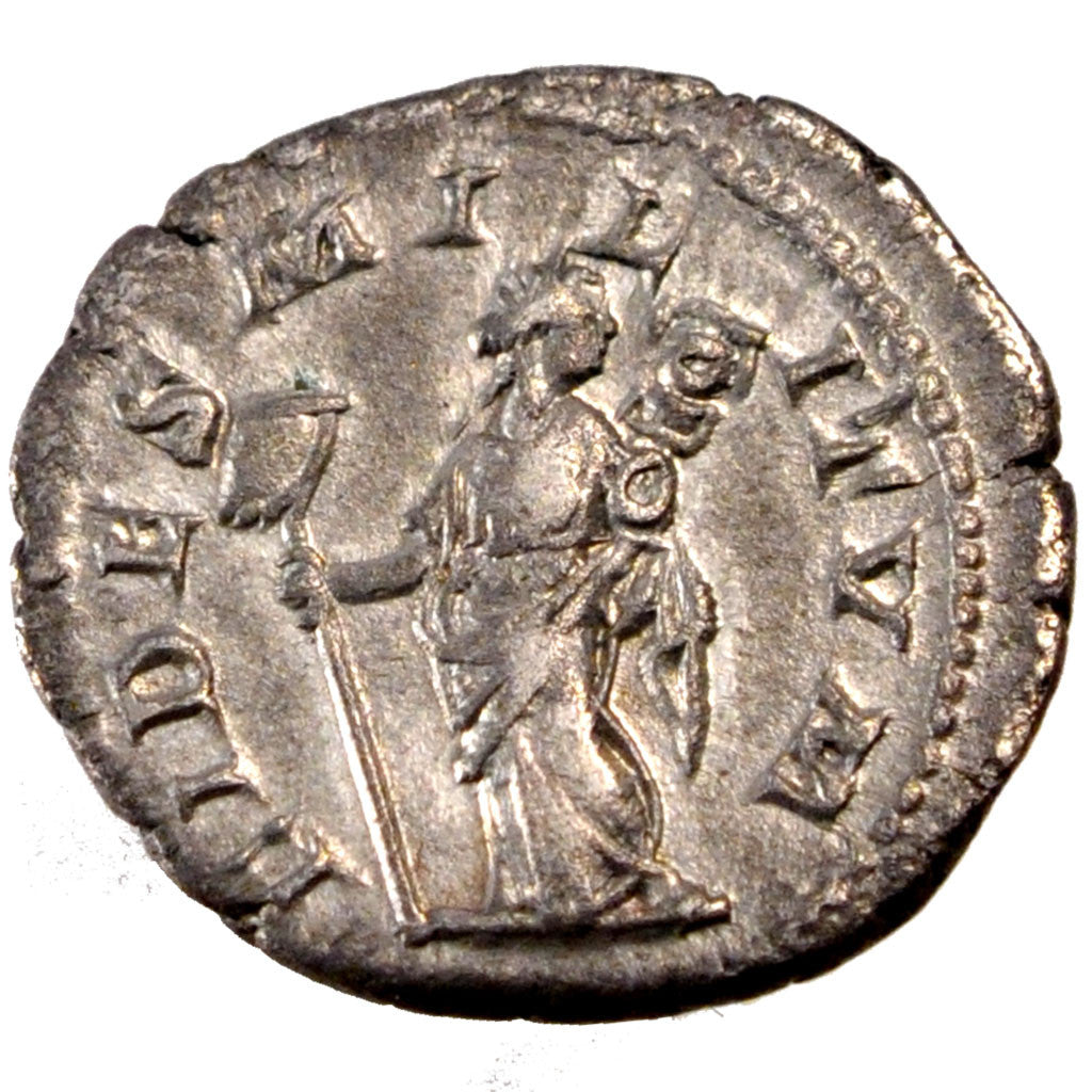 Elagabalus, Denarius, AU(55-58), Silver, Cohen #38, 2.90