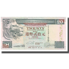 Banknote, Hong Kong, 20 Dollars, 1996, 1996-01-01, KM:201a, AU(55-58)