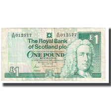 Nota, Escócia, 1 Pound, 1989, 1989-07-26, KM:346a, EF(40-45)