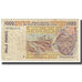 Banknote, West African States, 1000 Francs, KM:711Ka, VF(20-25)