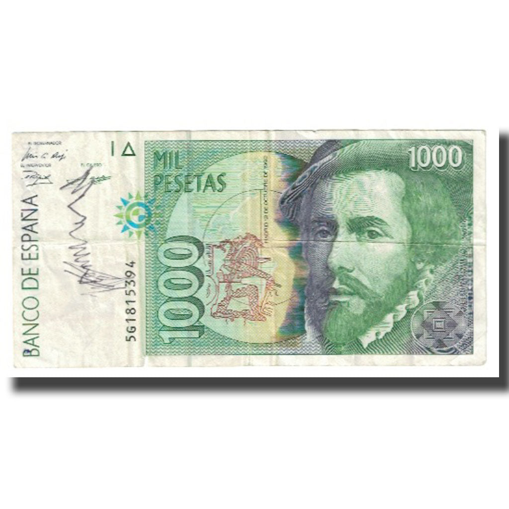 Banknote, Spain, 1000 Pesetas, KM:163, VF(20-25)
