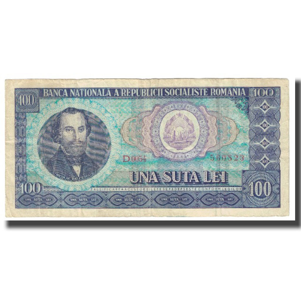 Geldschein, Rumänien, 100 Lei, KM:97a, S
