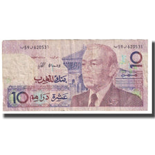 Banknote, Morocco, 10 Dirhams, KM:60a, VF(20-25)