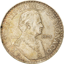 Coin, Monaco, Rainier III, 50 Francs, 1974, AU(55-58), Silver, KM:152.1