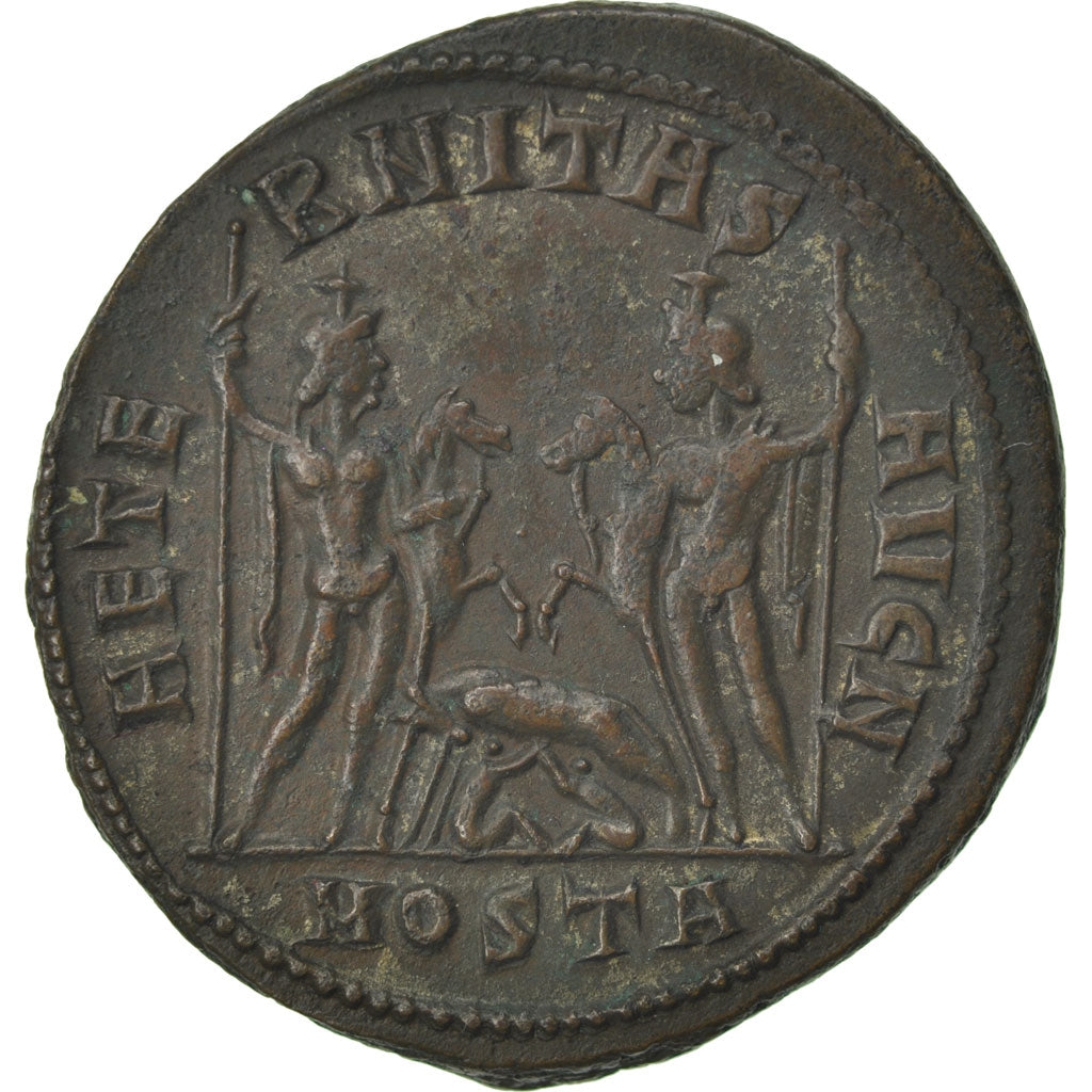 Maxentius, Follis, Ostia, AU(55-58), Copper, Cohen #10, 6.80