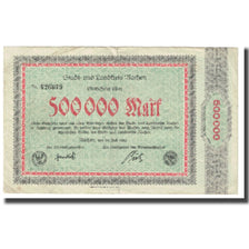 Banknote, Germany, 500 000 Mark, Aachen (Rheinland) Stadt und Landkreis, 1923