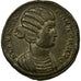 Coin, Fausta, Nummus, Trier, AU(55-58), Copper, Cohen:7