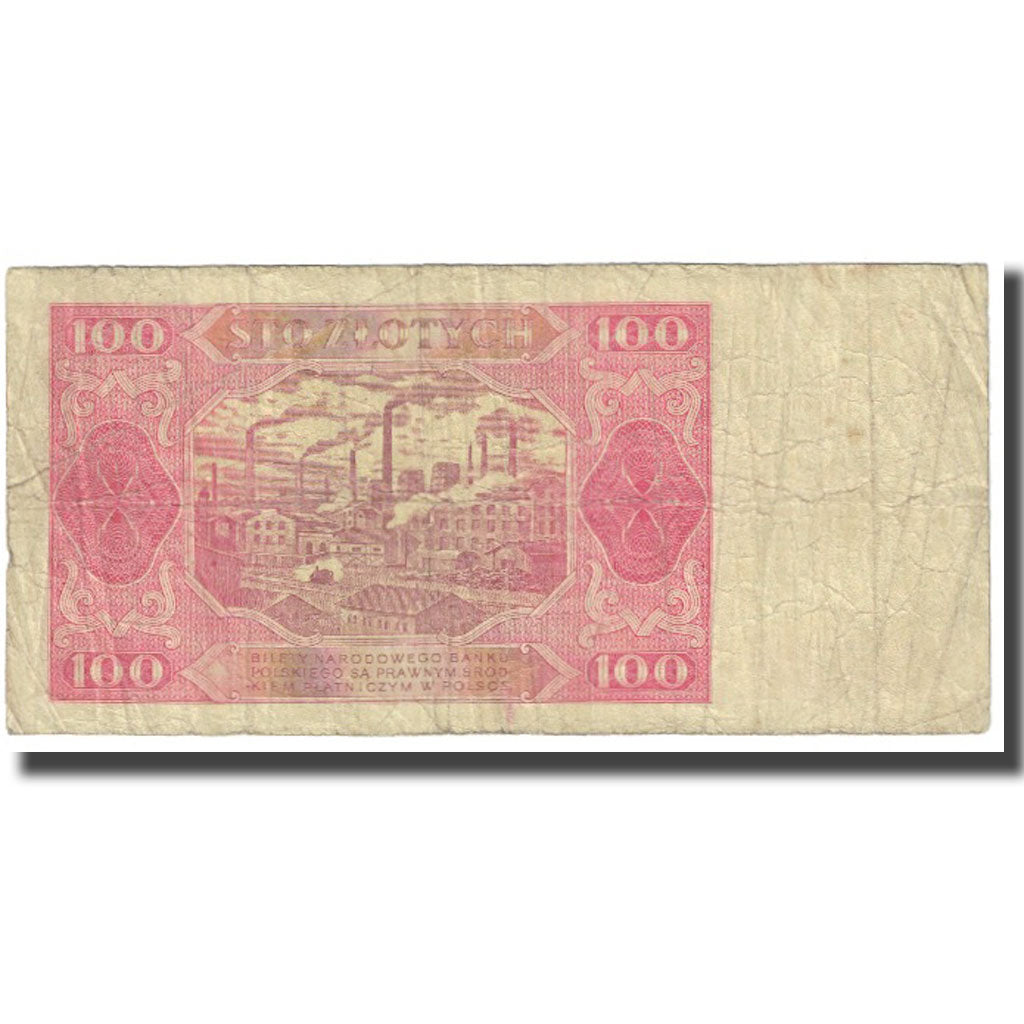 Banknote, Poland, 100 Zlotych, 1948, KM:139a, VF(20-25)
